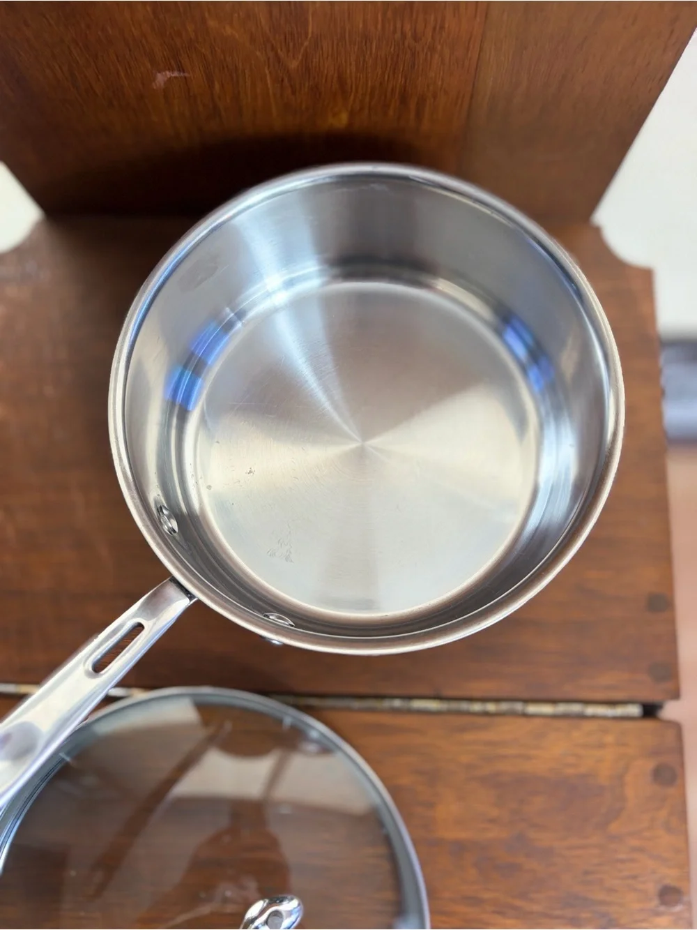 Emeril All-Clad Copper Core Stainless Steel 2 Qt Saucepan With Lid EUC